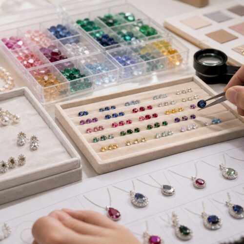 Custom Gemstone Jewelry Style 058